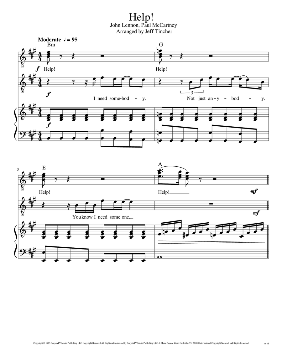 Help! Help! Voice scores gallery preview page 2