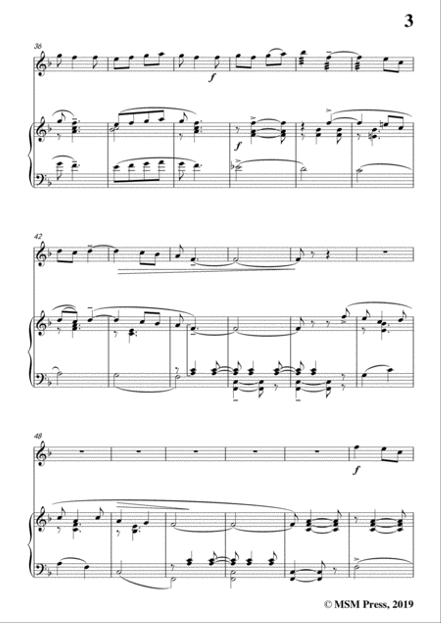 Tosti-Luna d'estate!, for Violin and Piano Violin Solo scores gallery preview page 5