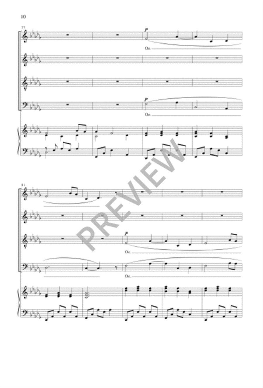 Under Your Feet Divisi scores gallery preview page 11