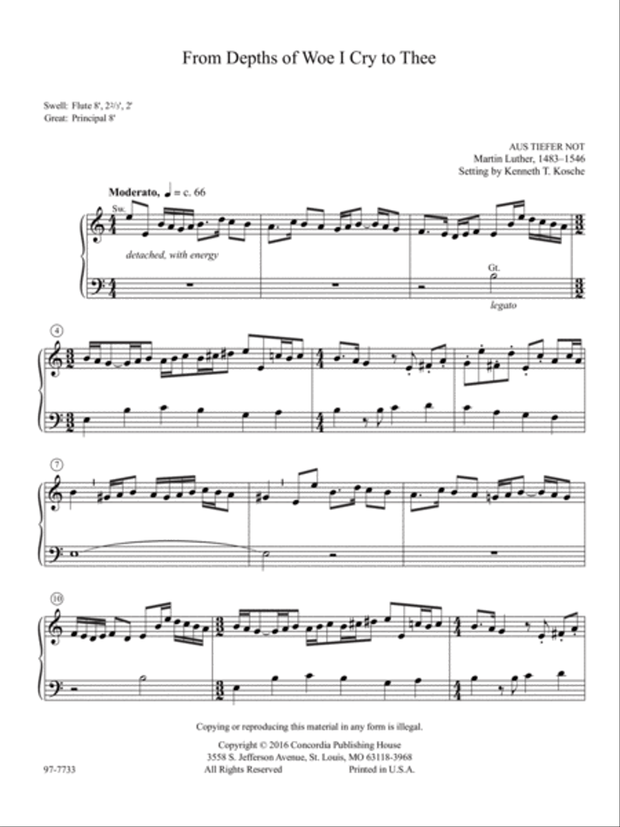 A Reformation Easter: Organ Preludes on Sixteenth-Century Hymns Organ scores gallery preview page 2