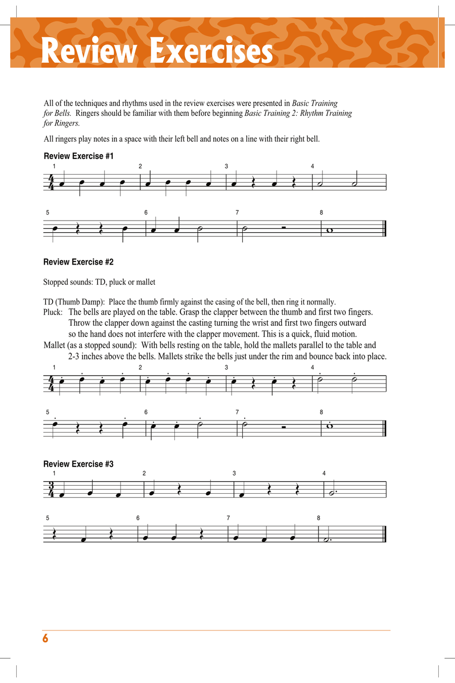 Basic Training 2 - Rhythm Training for Ringers Handbell Choir scores gallery preview page 6
