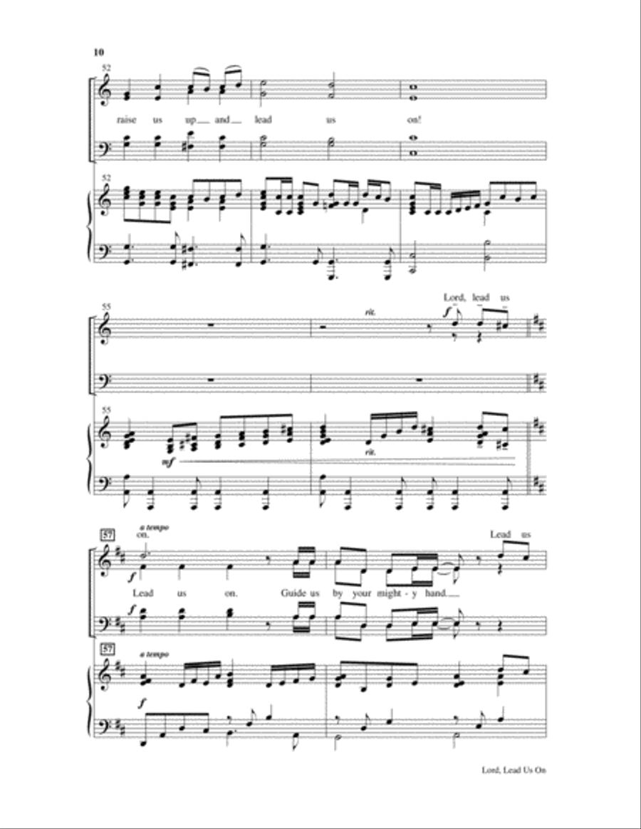 Lord, Lead Us On Lord, Lead Us On 4-Part scores gallery preview page 11