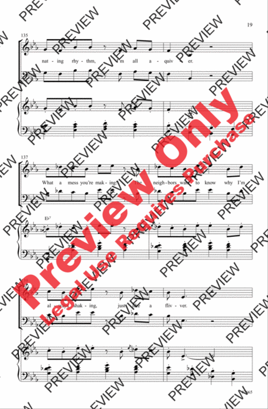 I Got Gershwin! 4-Part scores gallery preview page 19