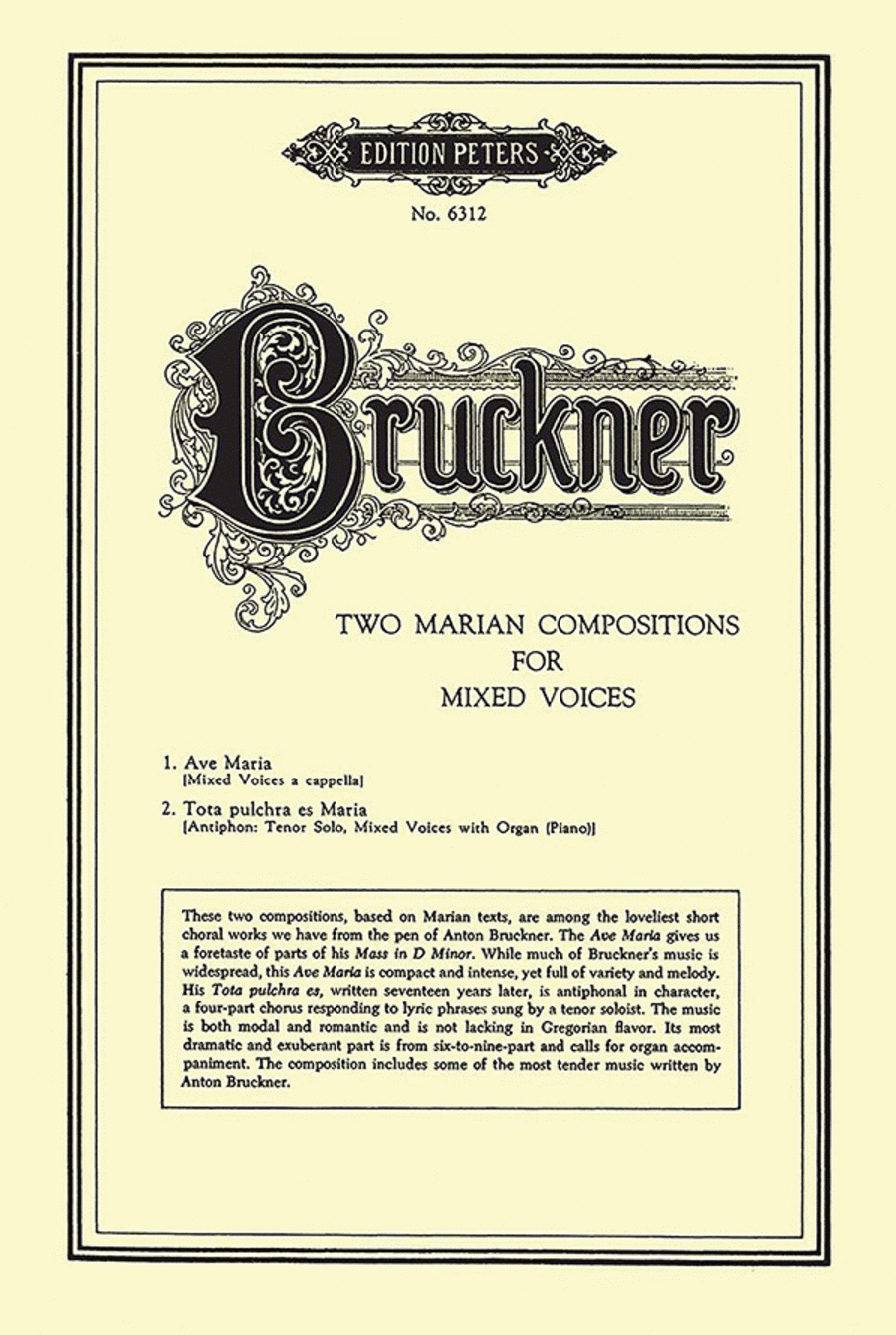 Marian Compositions Choir scores gallery preview page 1