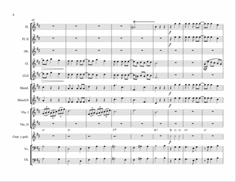 Circunstancias (Circumstances) Chamber Orchestra scores gallery preview page 4