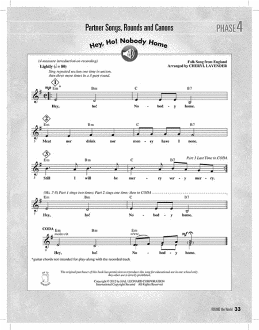 ROUND the World ROUND the World Choir scores gallery preview page 3