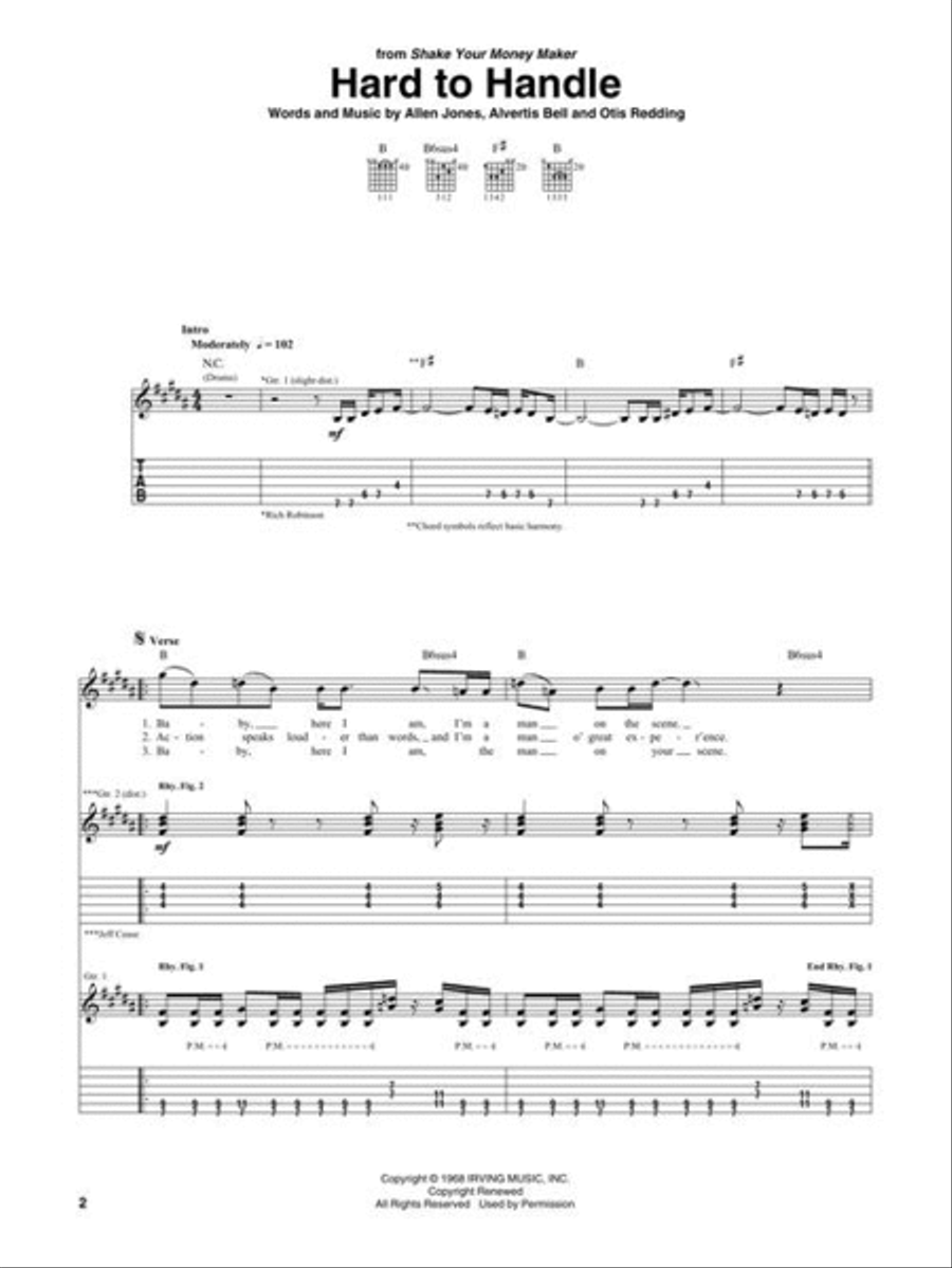 Best of the Black Crowes Electric Guitar scores gallery preview page 4