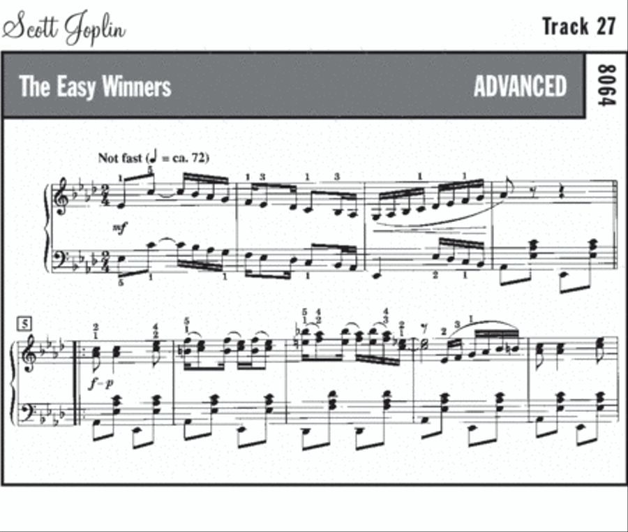 The Easy Winners Small Ensemble scores gallery preview page 2