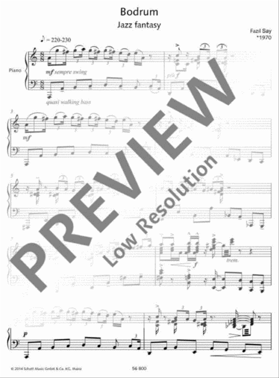 Bodrum Piano Solo scores gallery preview page 6
