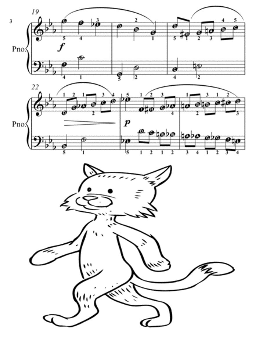 Kitty Waltz for Easiest Piano Easy Piano scores gallery preview page 6