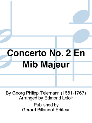 Concerto No. 2 En Mib Majeur