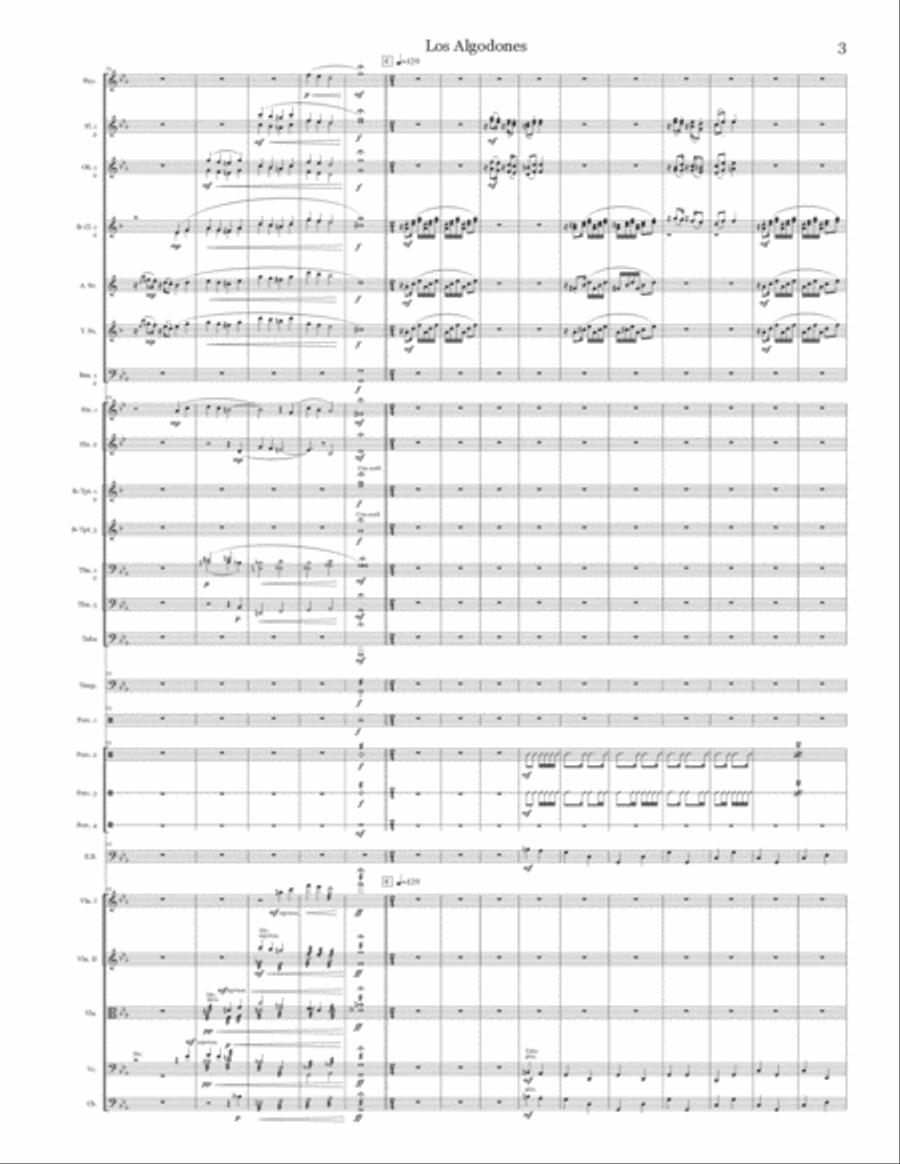 Los Algodones Full Orchestra scores gallery preview page 4