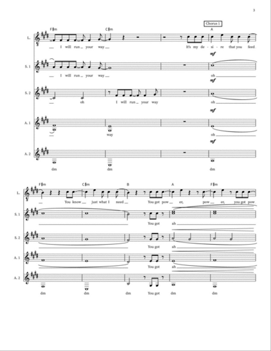 Power Choir scores gallery preview page 3