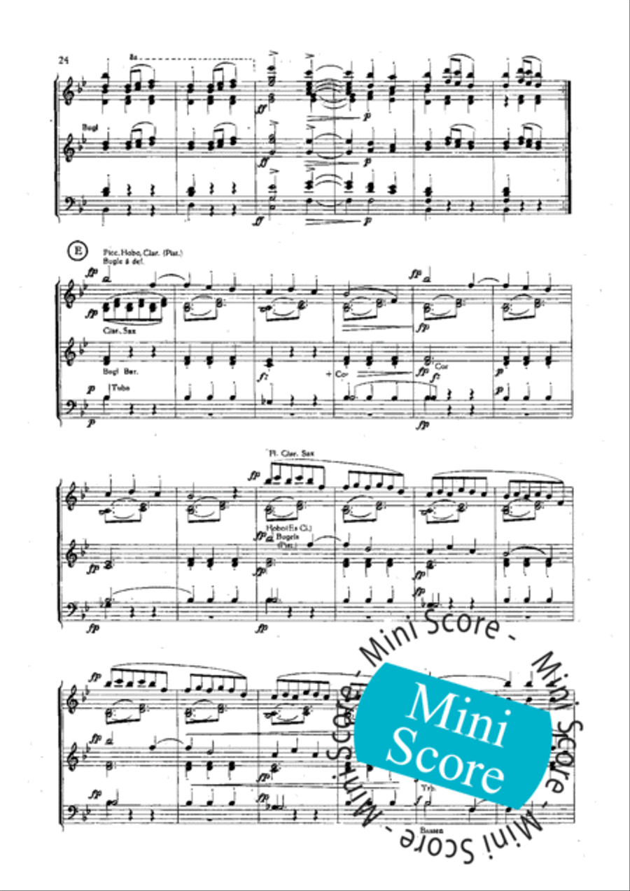 Slavische Dansen No 1,6 en 8 Concert Band scores gallery preview page 26