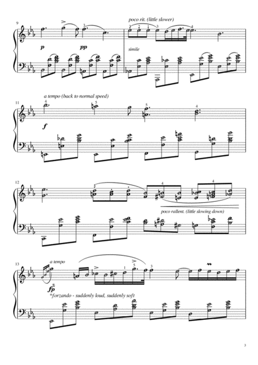 Nocturne Op. 9 No. 2 by Chopin (original with note names) Grade 6 image number null