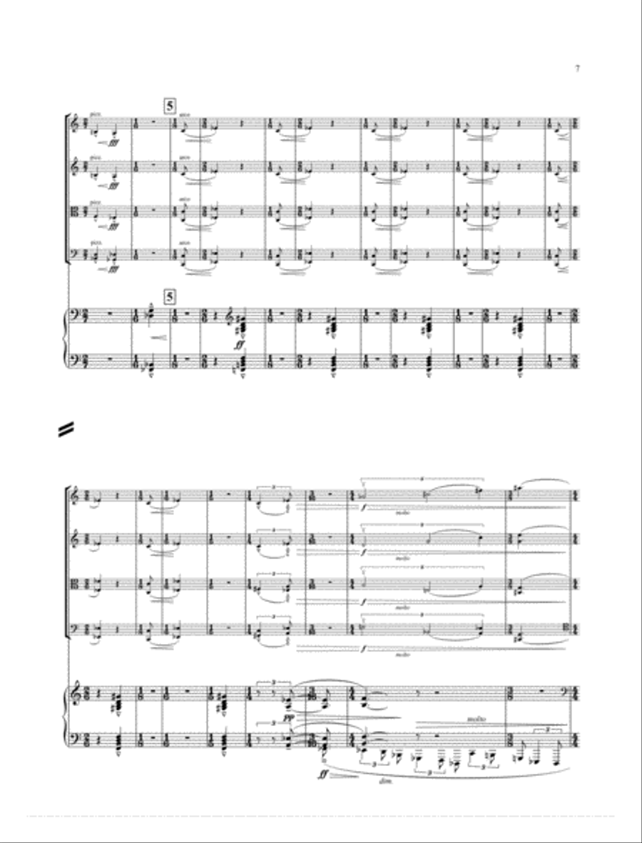 Piano Quintet Small Ensemble scores gallery preview page 6