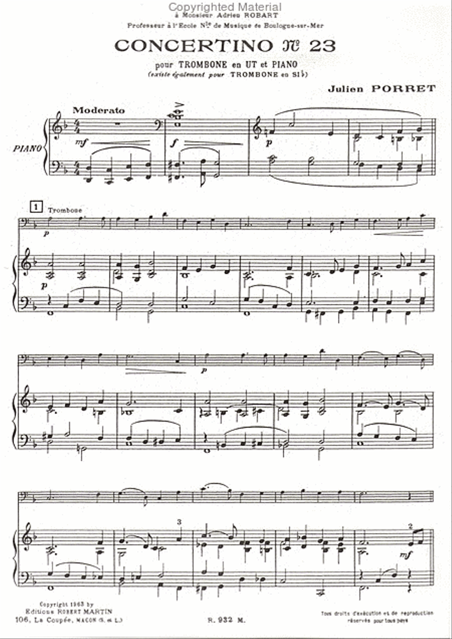 Concertino n°23 Piano Accompaniment scores gallery preview page 2