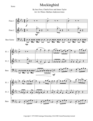 Mockingbird - Score Only