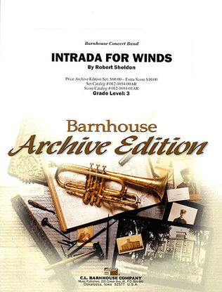 Book cover for Intrada For Winds