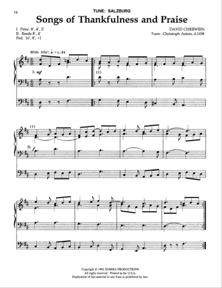 Interpretations, Book IX Interpretations, Book IX Organ Solo scores gallery preview page 6