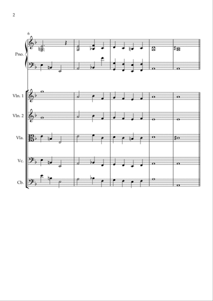 Mr. Crowley Piano Quintet scores gallery preview page 2