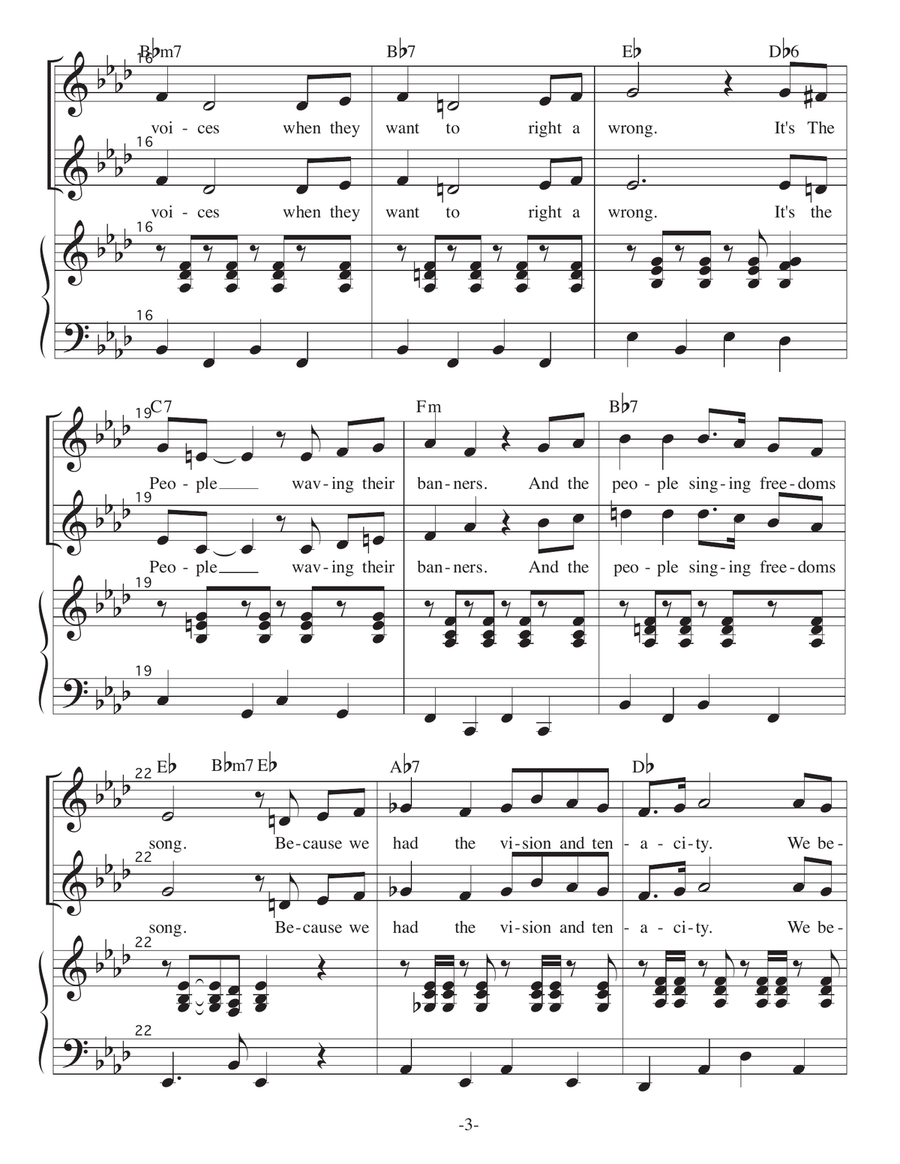 It's The People It's The People 2-Part scores gallery preview page 3
