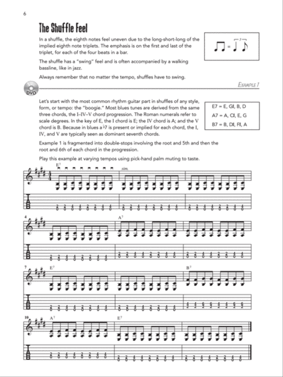 Real Blues Guitar Electric Guitar scores gallery preview page 6