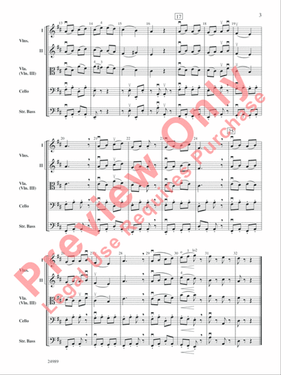 Belwin Beginning String Orchestra Kit #2 String Orchestra scores gallery preview page 4
