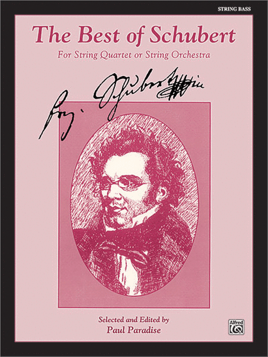 The Best of Schubert (For String Quartet or String Orchestra) String Quartet scores gallery preview page 1
