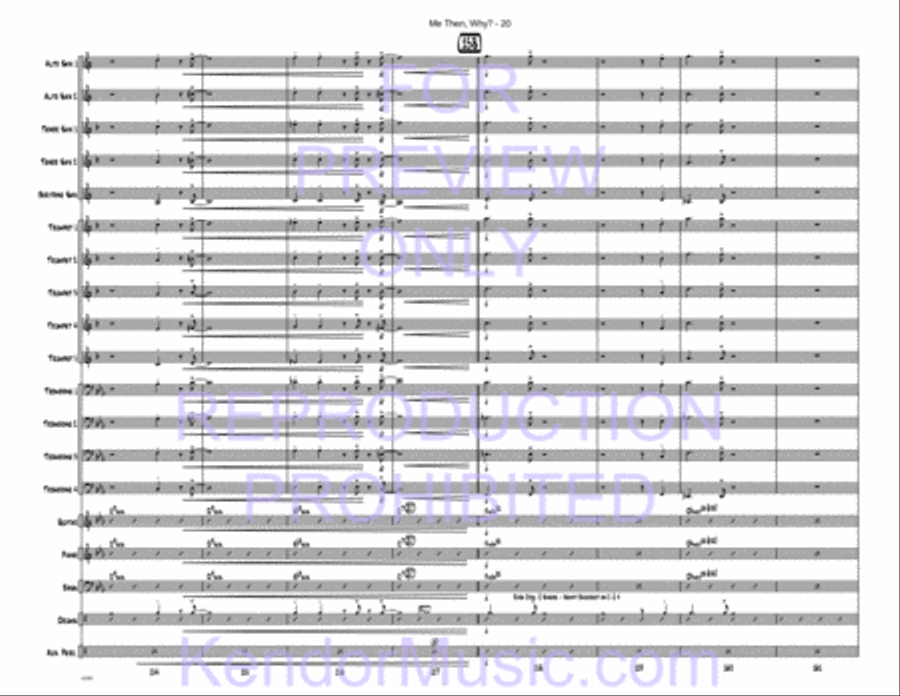 Me Then, Why? Me Then, Why? Jazz Ensemble scores gallery preview page 21