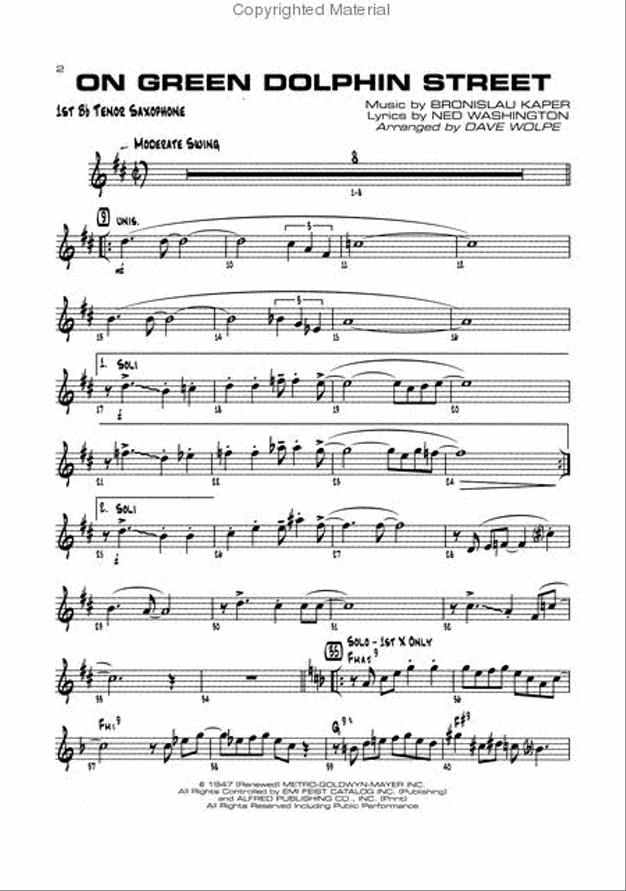 Sittin' In with the Big Band, Volume 2 Big Band scores gallery preview page 4