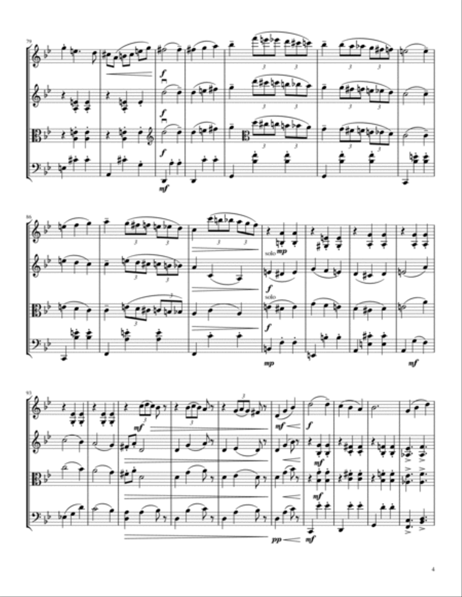 Merry-go-round Of Life String Trio scores gallery preview page 5