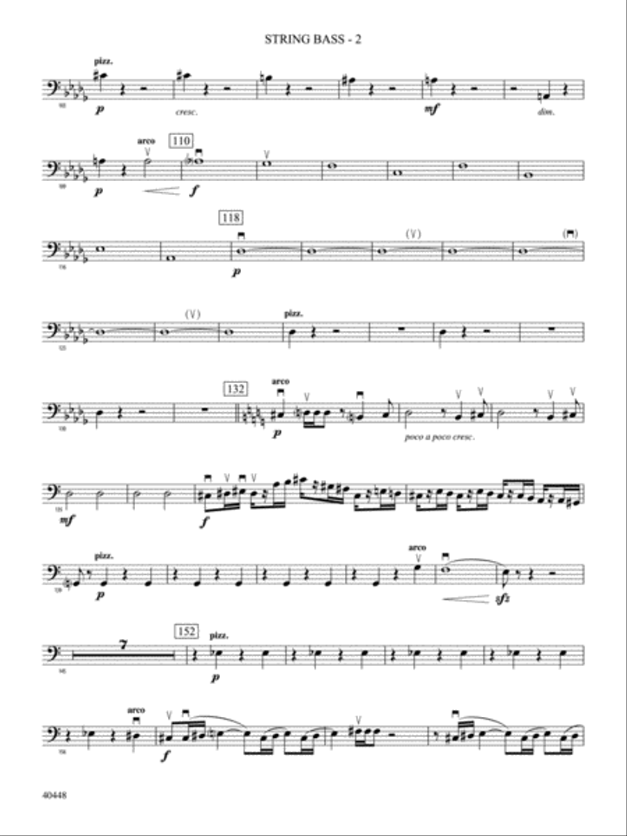 Romeo and Juliet Overture: String Bass Full Orchestra scores gallery preview page 2