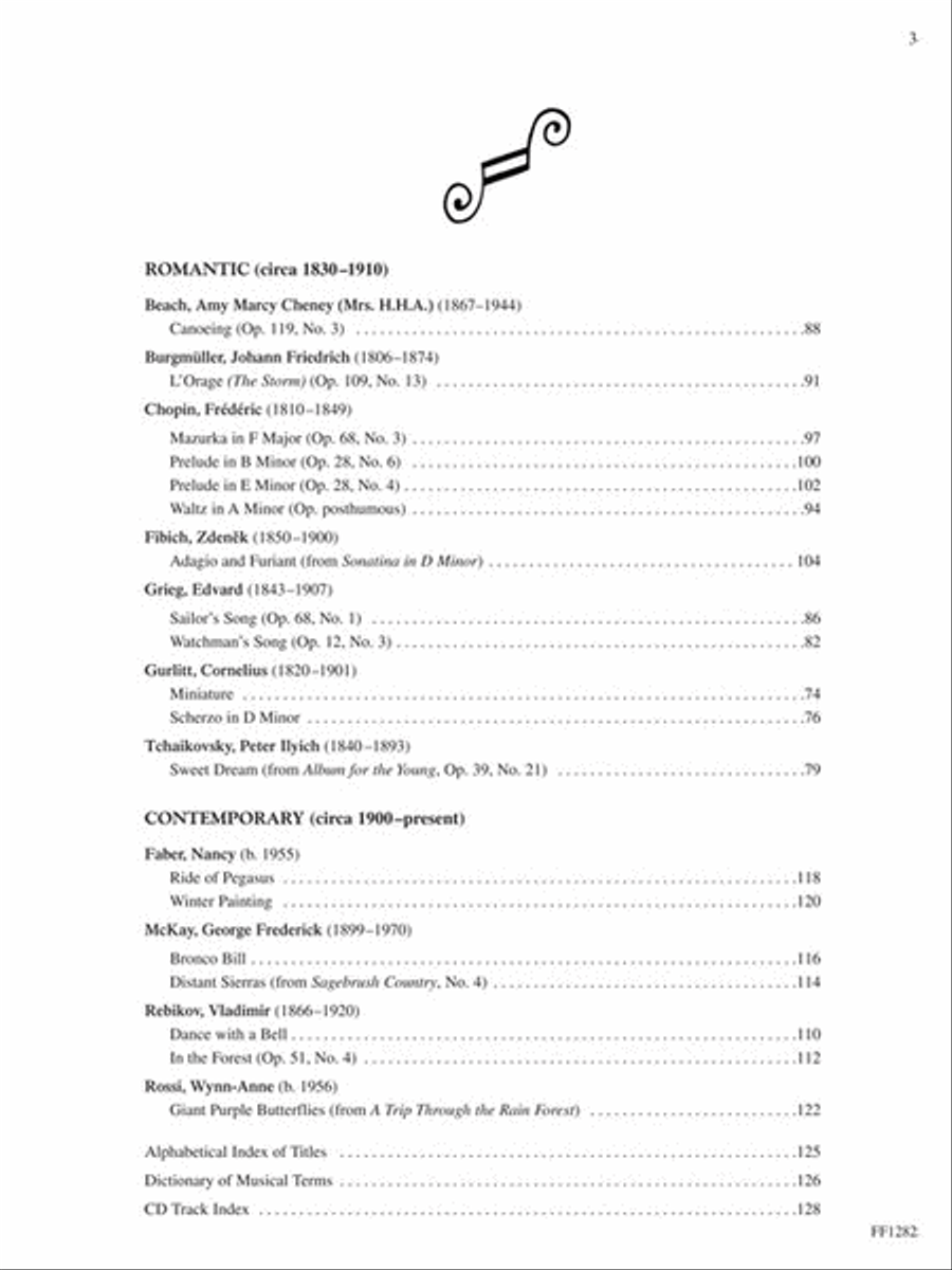 Piano Literature – Book 4 Piano Method scores gallery preview page 3