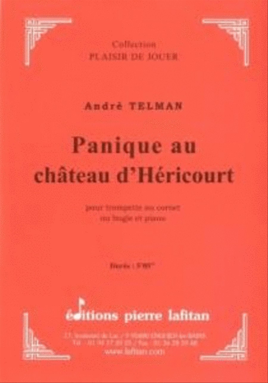 Panique au Château d' Héricourt Cornet scores gallery preview page 1