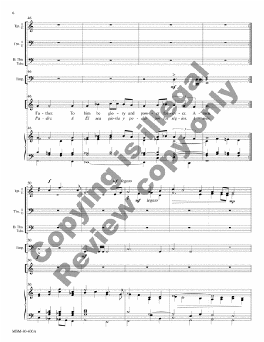Canticle of Jesus Christ, Our Redeemer (Full Score) Choir scores gallery preview page 23