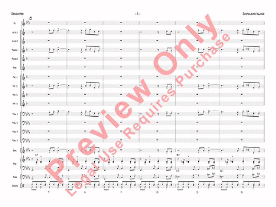 Cantaloupe Island Jazz Ensemble scores gallery preview page 5