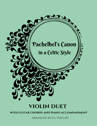 Book cover for Pachelbel's Canon in a Celtic Style - Violin Duet