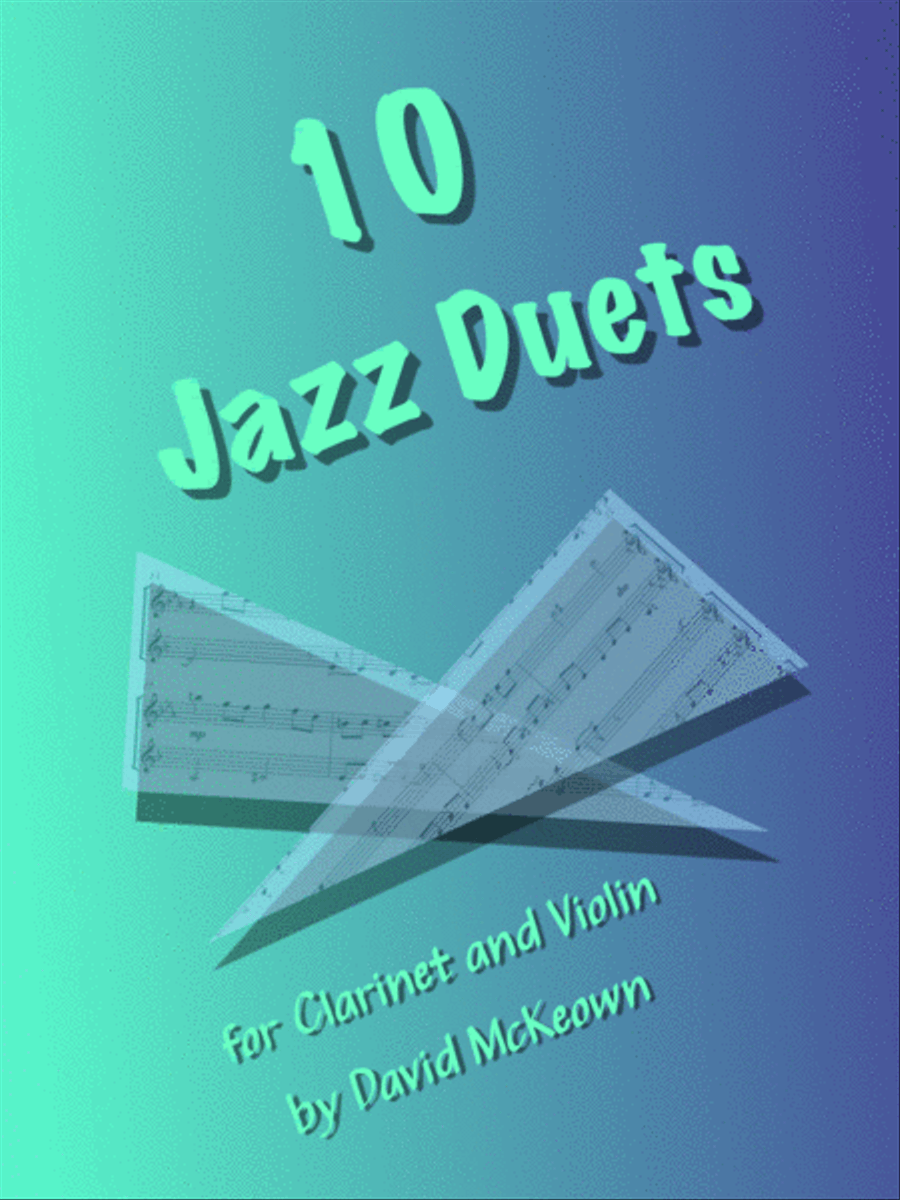10 Jazz Duets for Clarinet and Violin Clarinet scores gallery preview page 1