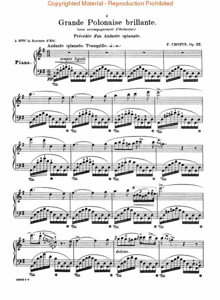 Grand Polonaise Brillante, Op. 22 in Eb Major