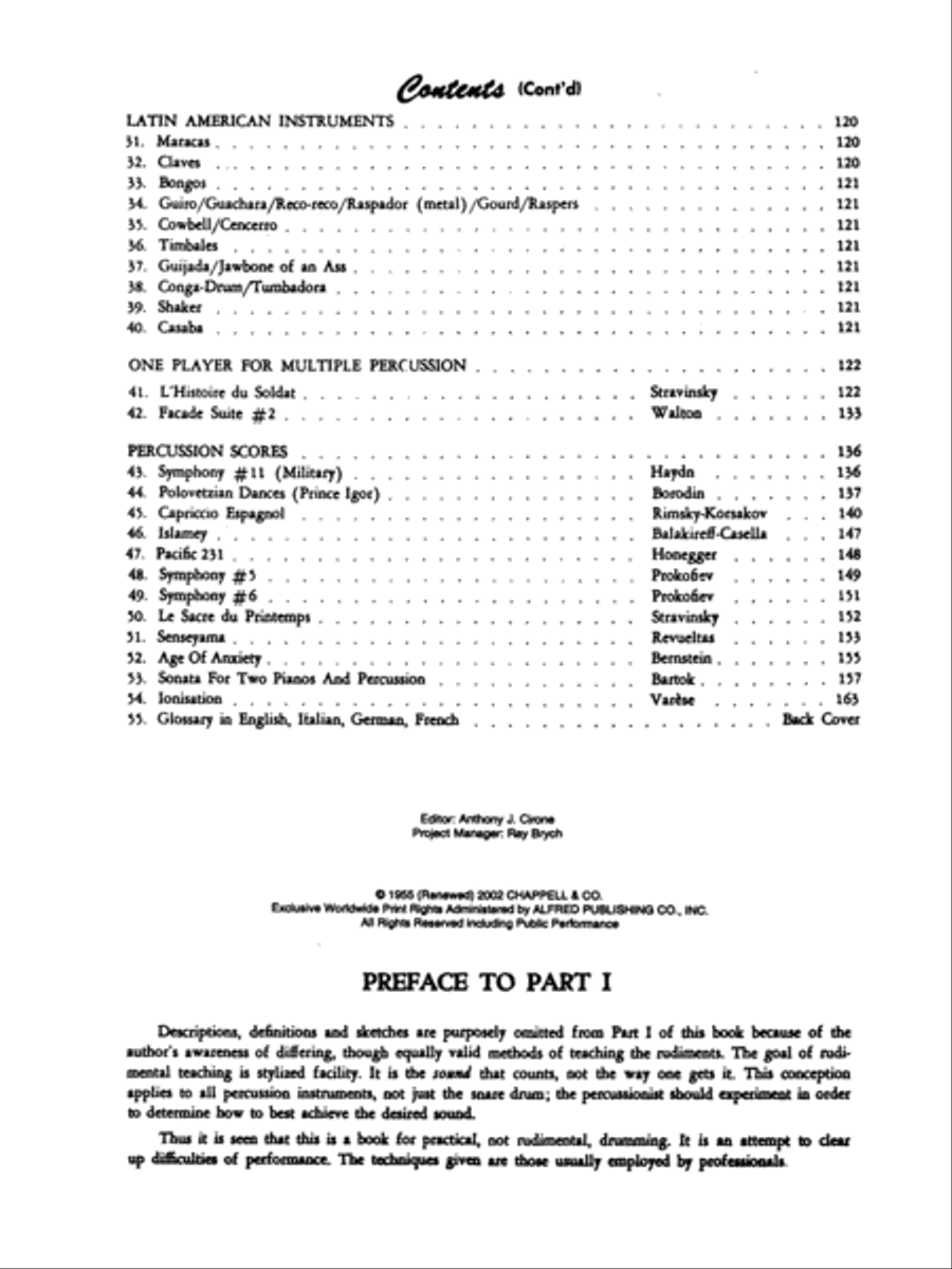 Modern School for Snare Drum Percussion scores gallery preview page 3
