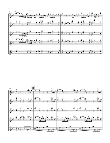 Coronation March (Db) (Saxophone Quintet - 1 Sop, 2 Altos, 1 Tenor, 1 Bari)