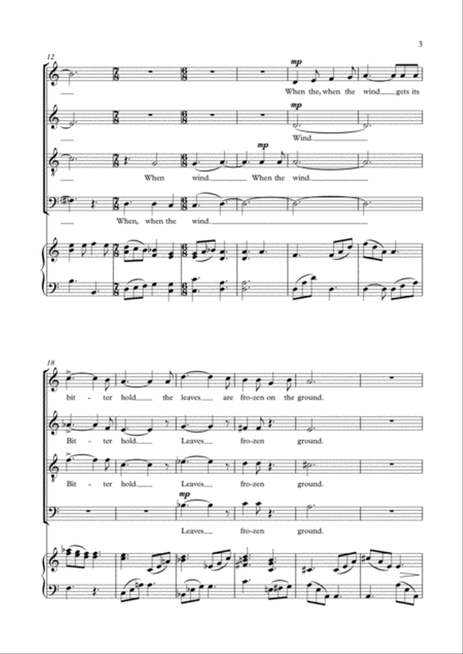 Searching Space 4-Part scores gallery preview page 3