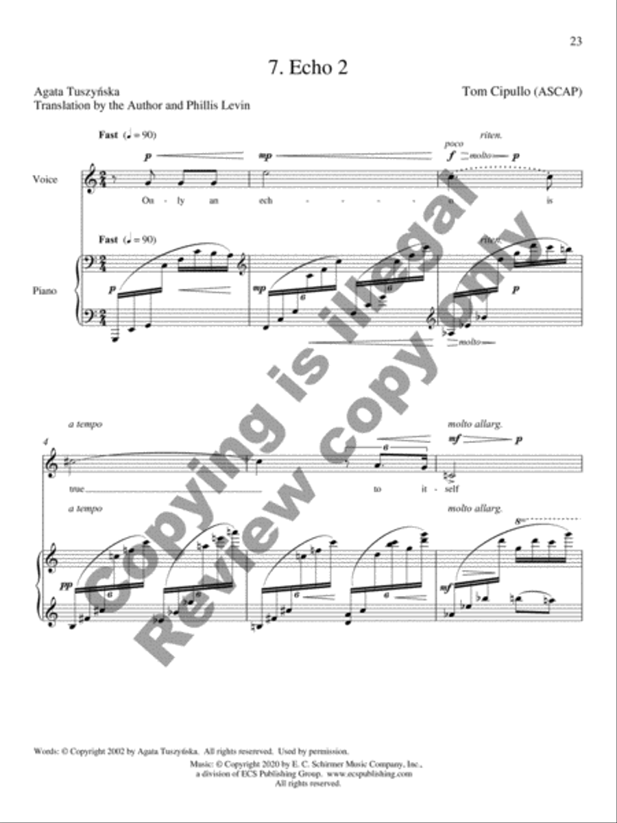 Songs for Mezzo-Soprano Songs for Mezzo-Soprano Mezzo-Soprano Voice scores gallery preview page 14