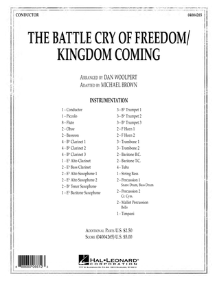 Book cover for The Battle Cry of Freedom/Kingdom Coming - Conductor Score (Full Score)
