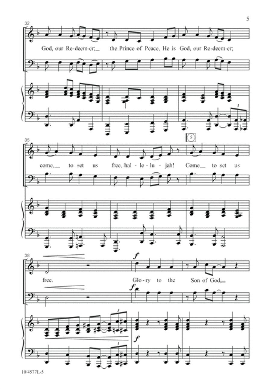 O Come to Set Us Free O Come to Set Us Free 2-Part scores gallery preview page 6