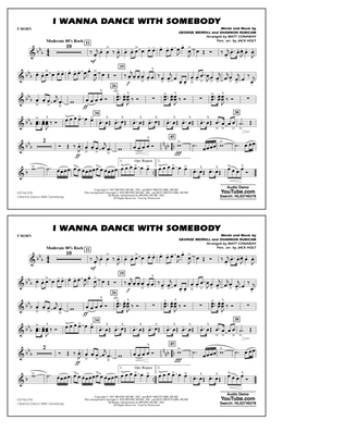Book cover for I Wanna Dance with Somebody (arr. Conaway and Holt) - F Horn