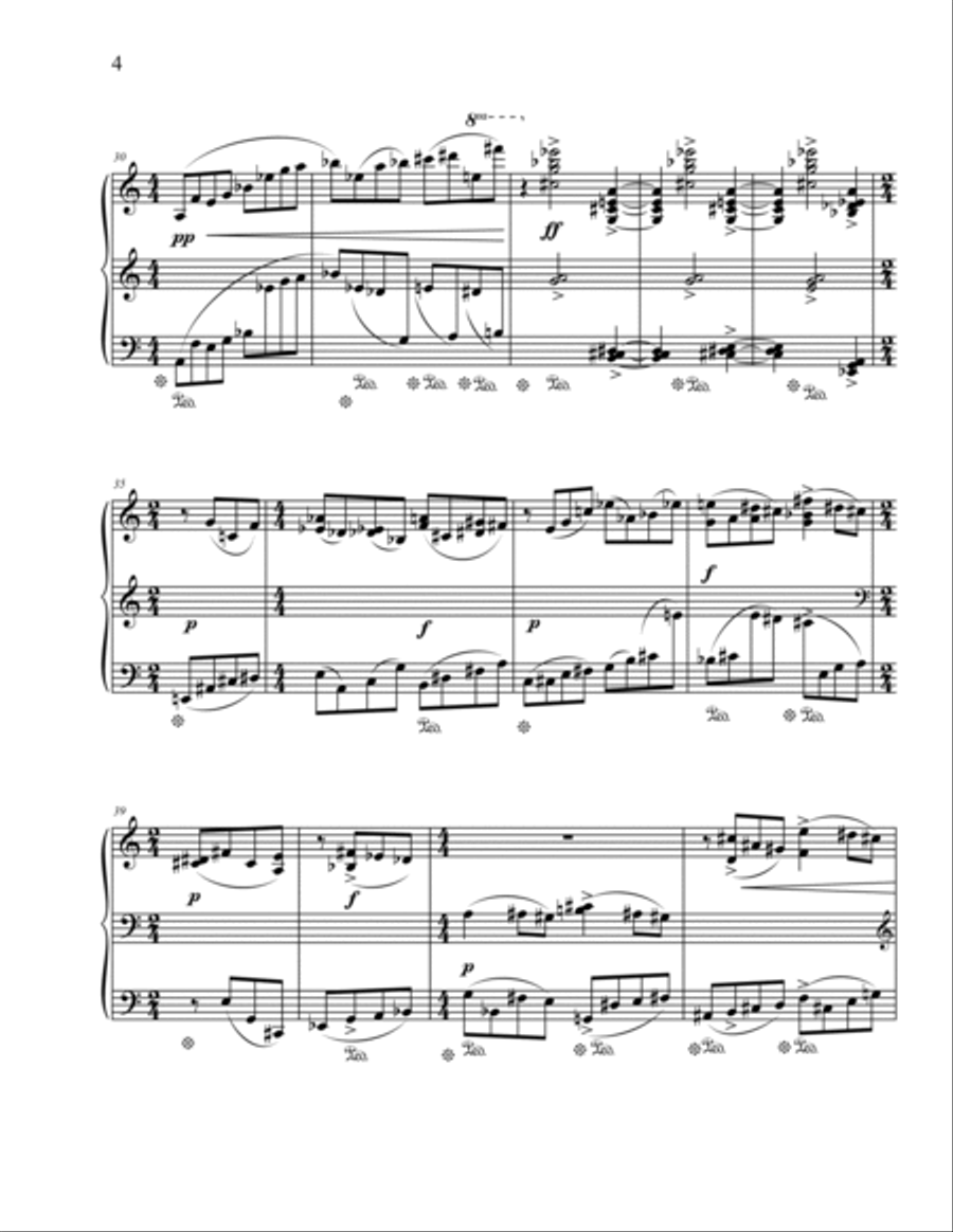 Tempus Fugit for piano Piano Solo scores gallery preview page 6