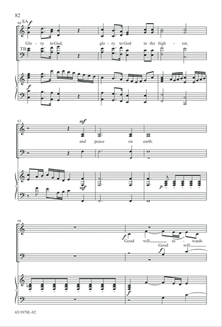 A Great and Mighty Wonder 4-Part scores gallery preview page 83