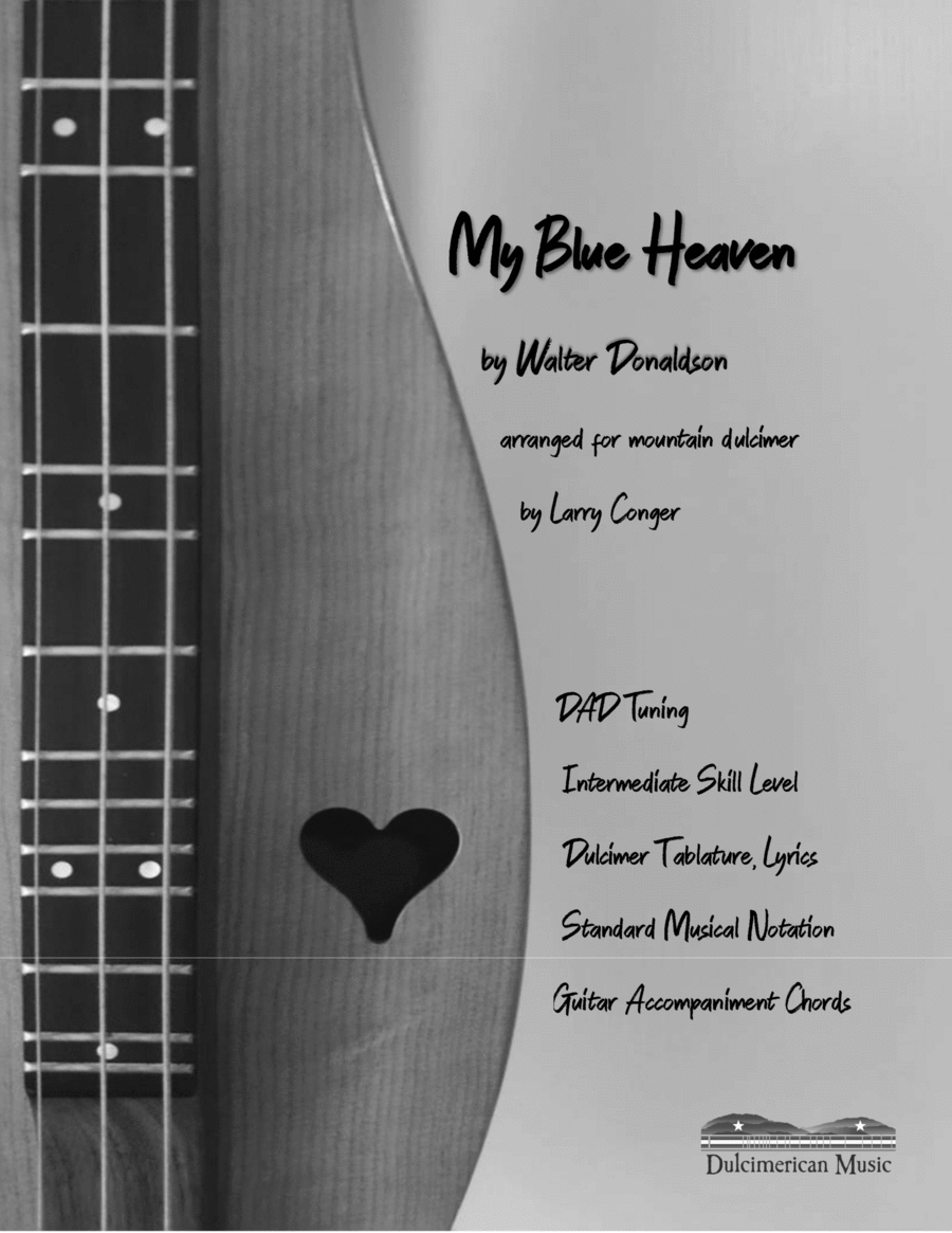 My Blue Heaven Dulcimer scores gallery preview page 1